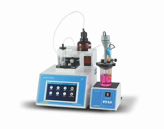 Titration or potentiometer is an instrument used for quantitative chemical analysis