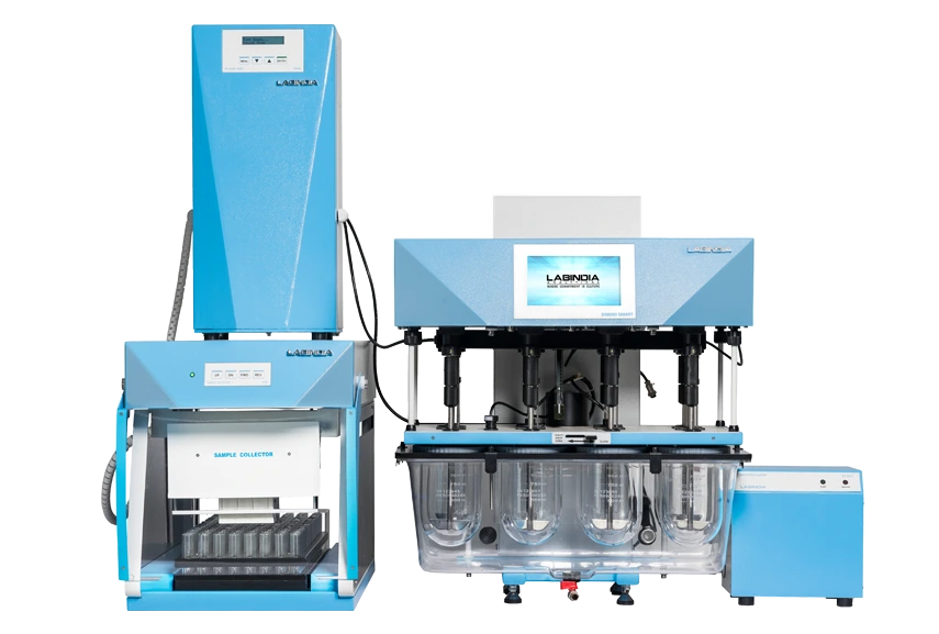 Tablet Dissolution Tester DS 8000 SMART with Piston Pump