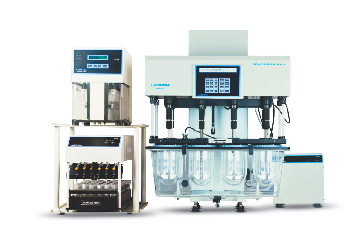 Tablet Dissolution Tester DS 8000+ with Syringe Pump