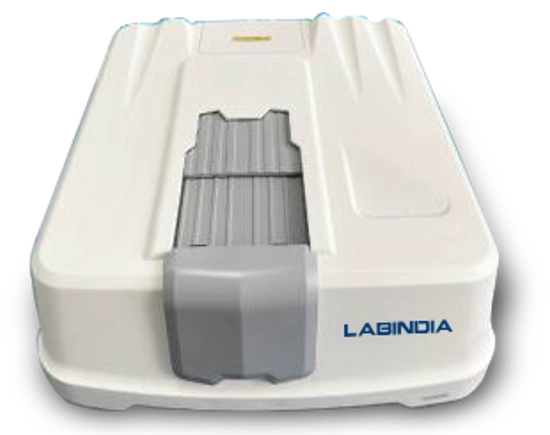 Labindia’s UV-990 Spectrophotometer incorporates dual monochromator technology making it well suited
