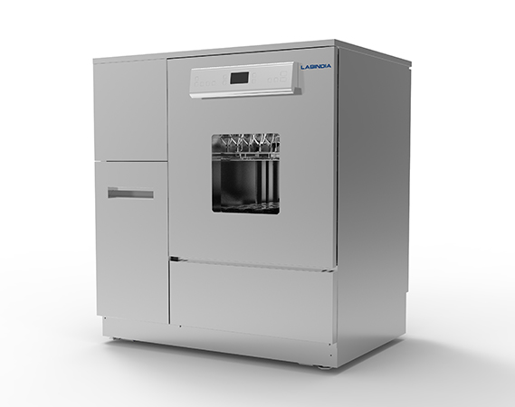 Laboratory Glassware Washer M2 is used for efficient cleaning of laboratory glassware. 